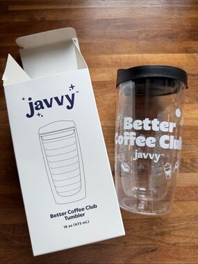 Better Coffee Club Black Travel Tumbler